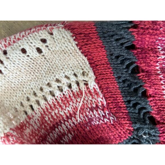 Wrangler Fringe Open Front Knit Cardigan Women's Medium - Picture 7 of 10